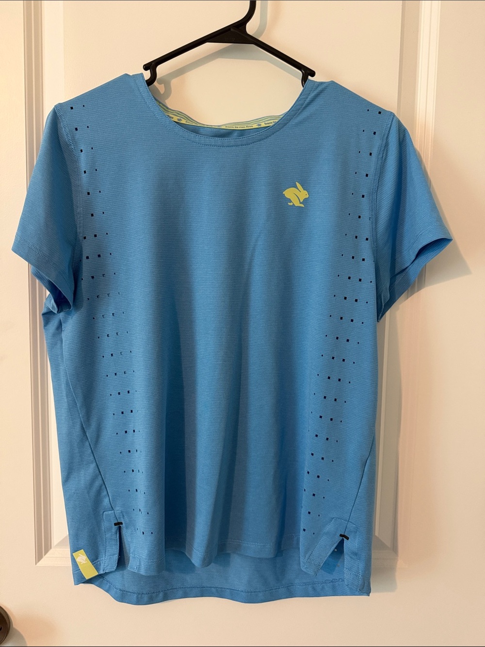 Run Rabbit Light Blue Athletic Tee